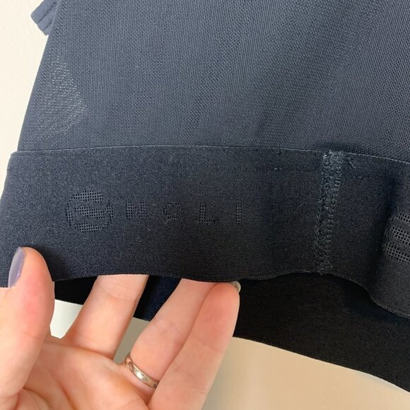 Noli Gold Foil Star Black Sports Bra Size Small - Picture 3 of 4